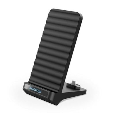 AZACHQ001 - Aligatore Qi senza fili, 15 W, colore: Nero