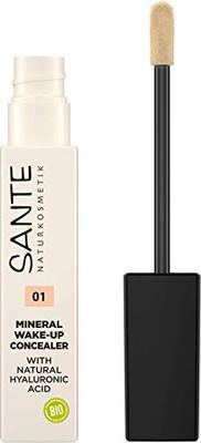 Sante Naturkosmetik Mineral Wake Up Concealer 01 Neutral Ivory, Covers Shade and Blemishes, Suitable for Contouring, Vegan, 8 ml