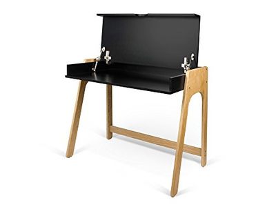 Symbiosis Aura Desk, Oak and Black 94x53x76 cm
