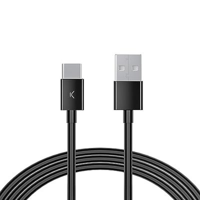 Ksix BXCUSBC04 data- en oplaadkabel (USB type C 2.0, 3 m) zwart