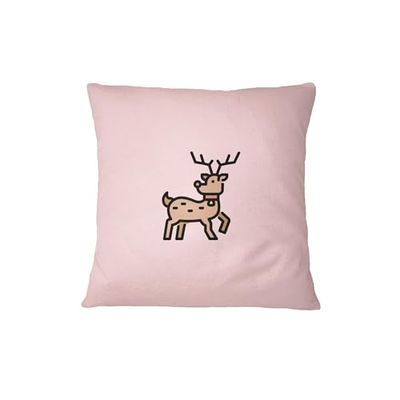 Bona Basics, Funda de cojín Decorativa, decoración del hogar, para sofá, cafetería, Tamaño: 45X45 cm, Color: Rosa Claro