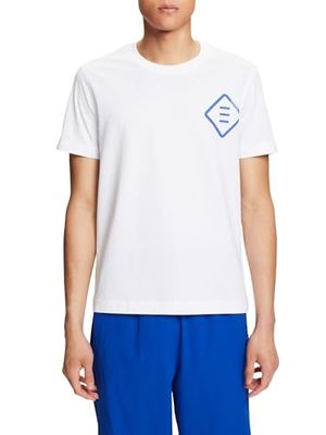 ESPRIT 054ee2k321 T-Shirt, 100/vit, M herr, 100 cm vit, M