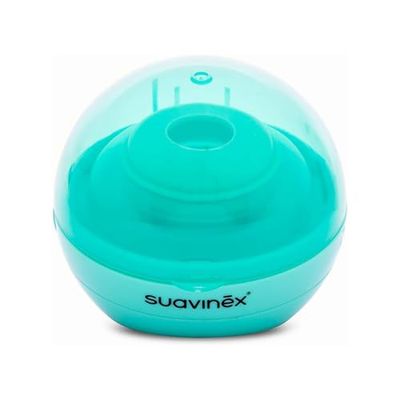 Suavinex, Bärbar nappsterilisator med UV-UV-ljus, eliminerar 99% av bakterierna på 3 minuter, batteridriven eller USB, säker, inga kemikalier, perfekt resor, Duccio grön