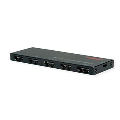 ROLINE HDMI-videosplitter, ultradun, 4x