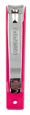 Titania Perfection-Germany de Coupe-Ongles, chromé, avec bac, Couleurs Assorties, 1er Pack (1 x 50 g)
