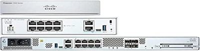 Pare-feu Cisco Secure Firewall : Appliance de sécurité Firepower 1150 avec Logiciel ASA, 8 Ports Gigabit Ethernet, débit pouvant Atteindre 7,5 Gbit/s, Garantie limitée de 90 Jours (FPR1150-ASA-K9)