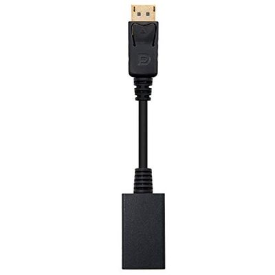 Monkey Ladder DisplayPort naar HDMI converter, DP/M-HDMI A/H, stekkerkoppeling, zwart, 15 cm