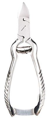 Titania - Alicates para uñas con muelle (14 cm, acero inoxidable, 1 x 110 g)