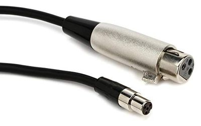 Shure WA310 4-Feet Microphone Adapter Cable, 4-Pin Mini Connector (TA4F) to XLR(F) Connector