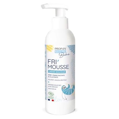 Crème Bio Fri'Mousse - bébés, enfants, femmes enceintes - Fabriquée en France - 200ml - Laboratoire Propos Nature