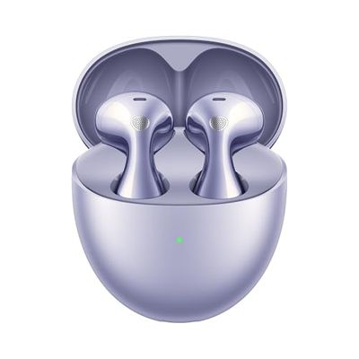 HUAWEI FreeBuds 6 Auricolari Wireless, Vestibilità aderente all’orecchio, Doppio driver True Sound, Chiamate stabili e cristalline, Open-fit ANC, 36H Durata della Batteria, IP54, iOS & Android,Viola