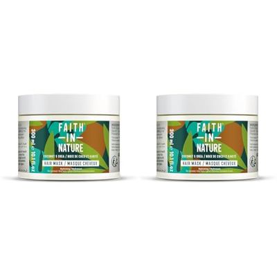 Hair Mask 300ml - Coconut & Shea - International (Lot de 2)