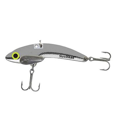 Acero Shad señuelo de Pesca – Plata – la Pesca para el bajo, Pike, Musky, Walleye, Trucha, salmón y Striper