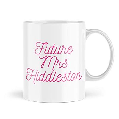 Funny Mugs | Future Mrs Hiddleston Mug | for Her Tom Hiddleston Obsessed Dreamy Silly Bestie Colleague Desk Work Cup Joke Banter | MBH1978