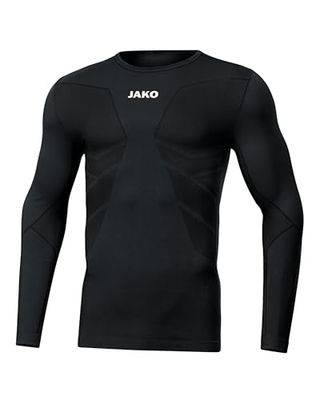 JAKO Maillot de sous-Vêtements Manches Longues pour Homme, Taille XXS, Noir