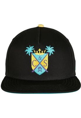 Cayler & Sons Akcesoria C&S WL Miami Crest Snapback, czarny/MC, jeden rozmiar