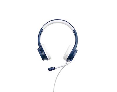 Pantone Celly, Cuffie a Filo Linea, Cuffie Over-ear con Microfono Regolabile e Connettore Jack 3.5mm, Lunghezza cavo 1,2m, Archetto Regolabile, Cuffie con Design Elegante, Deep Ocean