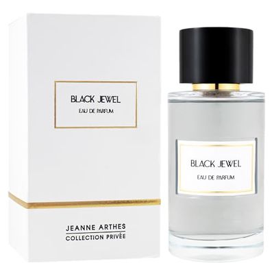 JEANNE ARTHES - Collection Privée - Eau de Parfum Black Jewel - Ambré & Boisé - Oud, Rose - Fabriqué en France à Grasse - Flacon Vaporisateur 100 ml
