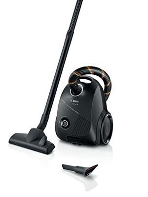 Bosch Serie 2 Aspiradora con Bolsa, plástico, Negro
