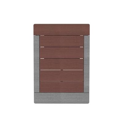 Formidra - DS-Base-CF - Rejilla para Ducha Exterior - Color Dark Coffee - Resistente a los Rayos UV, Temperatura de -30 °C a + 70 °C, al Agua y al Moho y a Las termitas