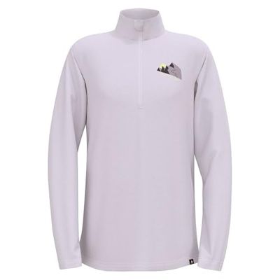 Odlo Berra Kids Graphic I Pull en polaire unisexe pour enfant avec demi-fermeture éclair
