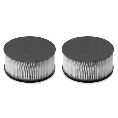 Iris Ohyama, Woozoo Lot de 2 filtres d'évacuation, Élimine 99,95% des particules de 0,3m, Acariens, allergènes et poussières, HEPA H13, Pour IC-FAC4 - Quilt Cleaner Exhaust Filter CF-FH3 - Noir
