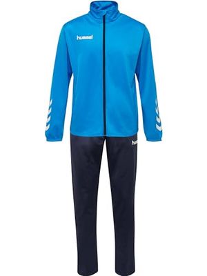 hummel Tuta da uomo Ensemble Promo Poly Track Suit, blu, M EU 205876