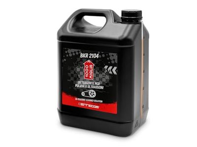 Errecom 1000 Miglia BKR 2104 Sgrassante Componenti Catena Bici per Apparecchiature a Ultrasuoni, Formula Concentrata e Biodegradabile, Flacone 5 L