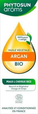 PHYTOSUN AROMS Huile Végétale d'Argan Bio - 100% Pure et Vierge - Hydratant et Régénérant, Embellisseur et Fortifiant - 50ml