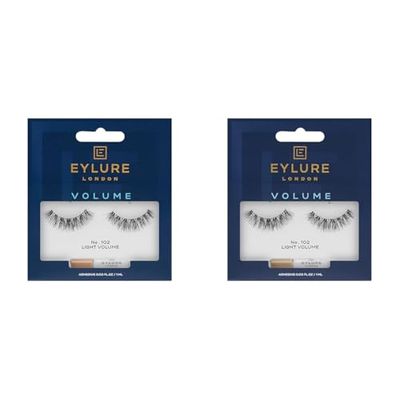 Eylure Volume No. 102 False Lashes Black (Pack of 2)