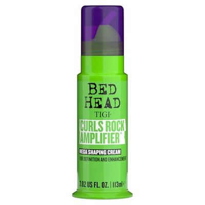 Bed Head by TIGI - Curls Rock Amplifier Crème coiffante professionnel cheveux bouclés parfaites ou ondulés - Produit coiffant pour anti-frisottis - 113ml