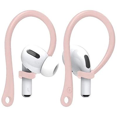 StyleDesign, Orecchino a monachella, compatibile con Apple AirPods Pro & AirPods 2, 1 supporto per orecchio, perfetto per sport e attività all'aperto, rosa