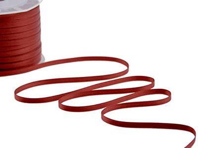 Furlanis Dubbel satin, Italiensk Tyg - Rost, 6 mm x 25 m