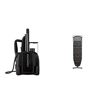 Laurastar Lift Plus Ultimate Black & 153.0001.898 Comfortboard Glasses Table à Repasser Noir 158 x 45 x 95 cm