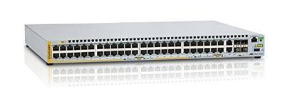 Allied Telesis AT-x310-50FP-50 | 48-Port 10/100BASE-T PoE+, 2 Combo Ports (100/1000X SFP or 10/100/1000T), 2 Stacking Ports, Single Fixed PSU