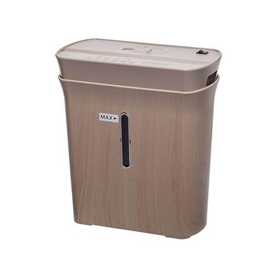 Woozoo, Trituradora de papel/Destructora de documentos, 8 hojas, Tecnología transversal, Papelera de 8,9L, Papel A4 - Personal Shredder Cross Cut P8GCD - Color madera
