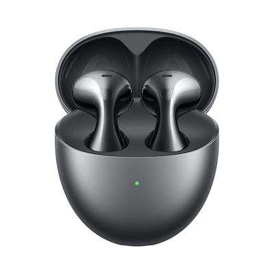 HUAWEI FreeBuds 6 Auricolari Wireless, Vestibilità aderente all’orecchio, Doppio driver True Sound, Chiamate stabili e cristalline, Open-fit ANC, 36H Durata della Batteria, IP54, iOS & Android,Nero