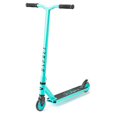 Fiskgjuse unisexungdom RT-1440 stuntscooter, grönblå, en storlek