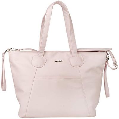 Tuc Tuc Brioche - Mala de maternidade e trocador de couro sintético, cor-de-rosa