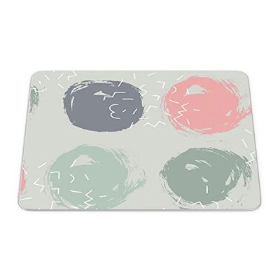 Bonamaison, Rectangle Pop Art Digital Printed Mouse Pad, Non-Slip Base, for Office and Home, Size: 22 x 18 cm