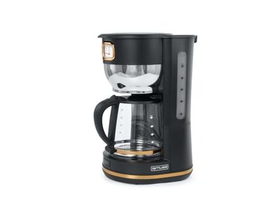 Muse Macchina da caffè MS-220 BC | con brocca in vetro, display analogico per mantenere il caldo, capacità 10 tazze, retrò, opaco, nero