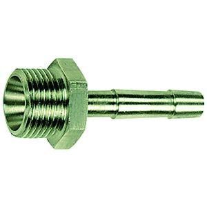Schroefslangaansluiting, G 1 a., voor slang LW 32 mm, SW 38, messing vernikkeld