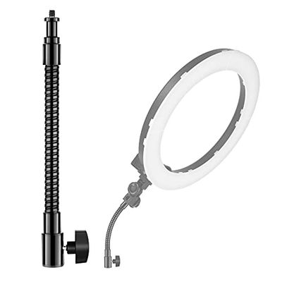 Neewer® Braço de tubo flexível de metal de 25 cm para luzes de vídeo LED, luz de flash de anel e outros acessórios de fotografia com rosca de parafuso de 1/4 polegadas