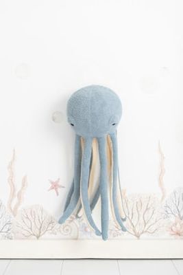 Peluche infantil pulpo azul