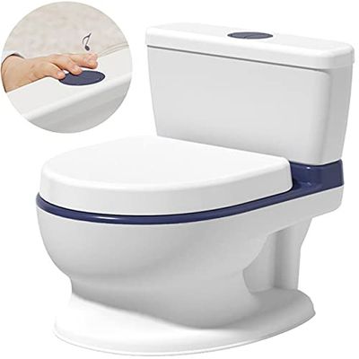 Ricokids Pot bébé avec mélodie RK-290 Blanc-Bleu