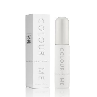 COLOUR ME White Perfume for Men. 50ml Eau de Parfums , Luxury Fragrance - Mens Aftershave, Long Lasting Fragrance for Men by Milton-Lloyd