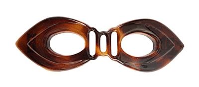 Caravan Tortoise Shell French Tiger Eye Automatic Barrette