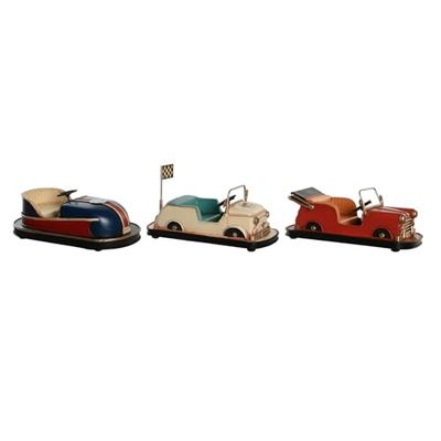 VEHICULO DECORACION METAL 23,5X11,5X10 3 SURT