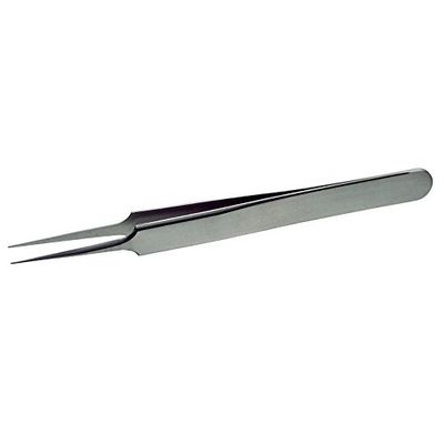 Bahco TL 5-TA Titanium High Precision Tweezers with Fine Tips, Silver