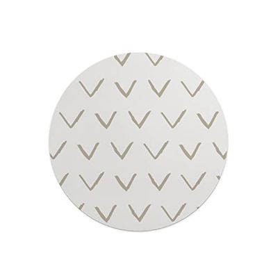 Questo Casa, Round Digital Printed Mouse Pad, Non-Slip Base, for Office and Home, Diameter:22cm
